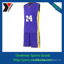 Последний OEM фиолетовый цвет дизайн Баскетбол Джерси 